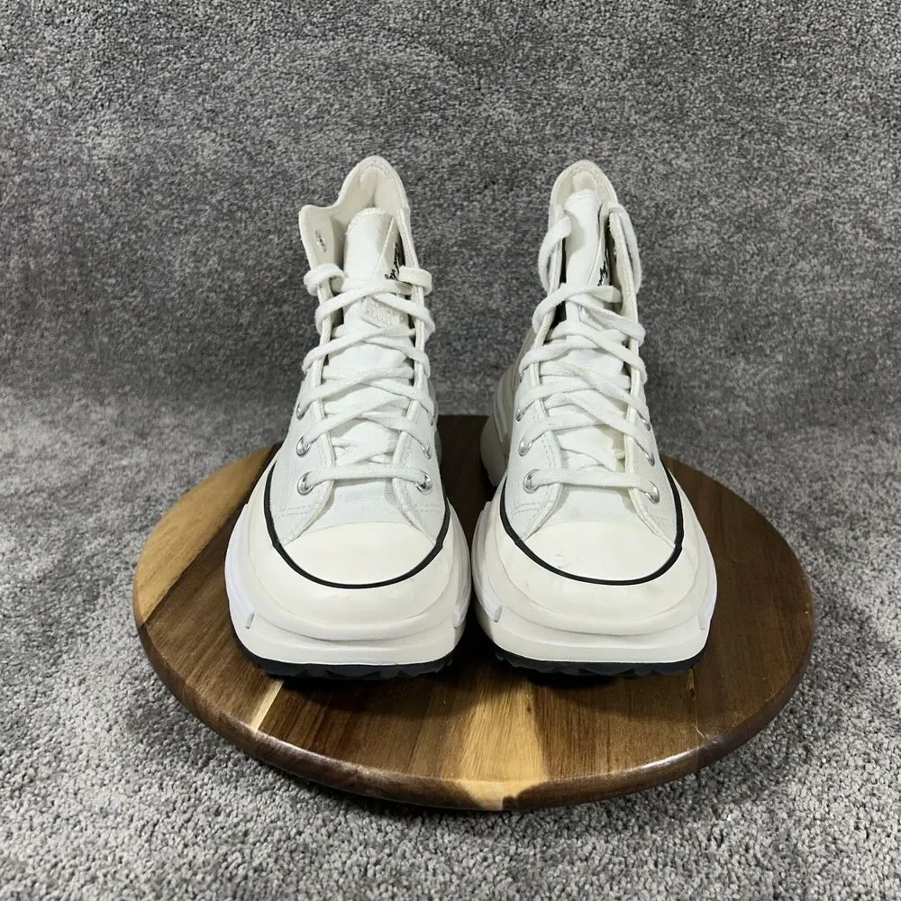 Converse Run Star Legacy CX High A00868C Women’s Size 7 Egret White Shoes Used